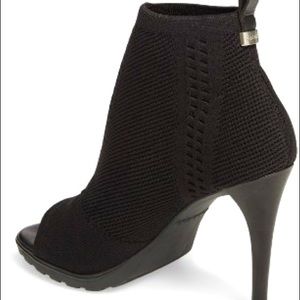 ••Calvin Klein Malai Stretch Peep Toe Bootie••